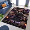 Tappeto Aree di Stampa Leggenda della Musica Rock Ozzy Osbourne Tappetino Rettangolare Antiscivolo Decorazione per la Casa per Fan del Rock Stanza dei Giochi Soggiorno Camera da Letto
