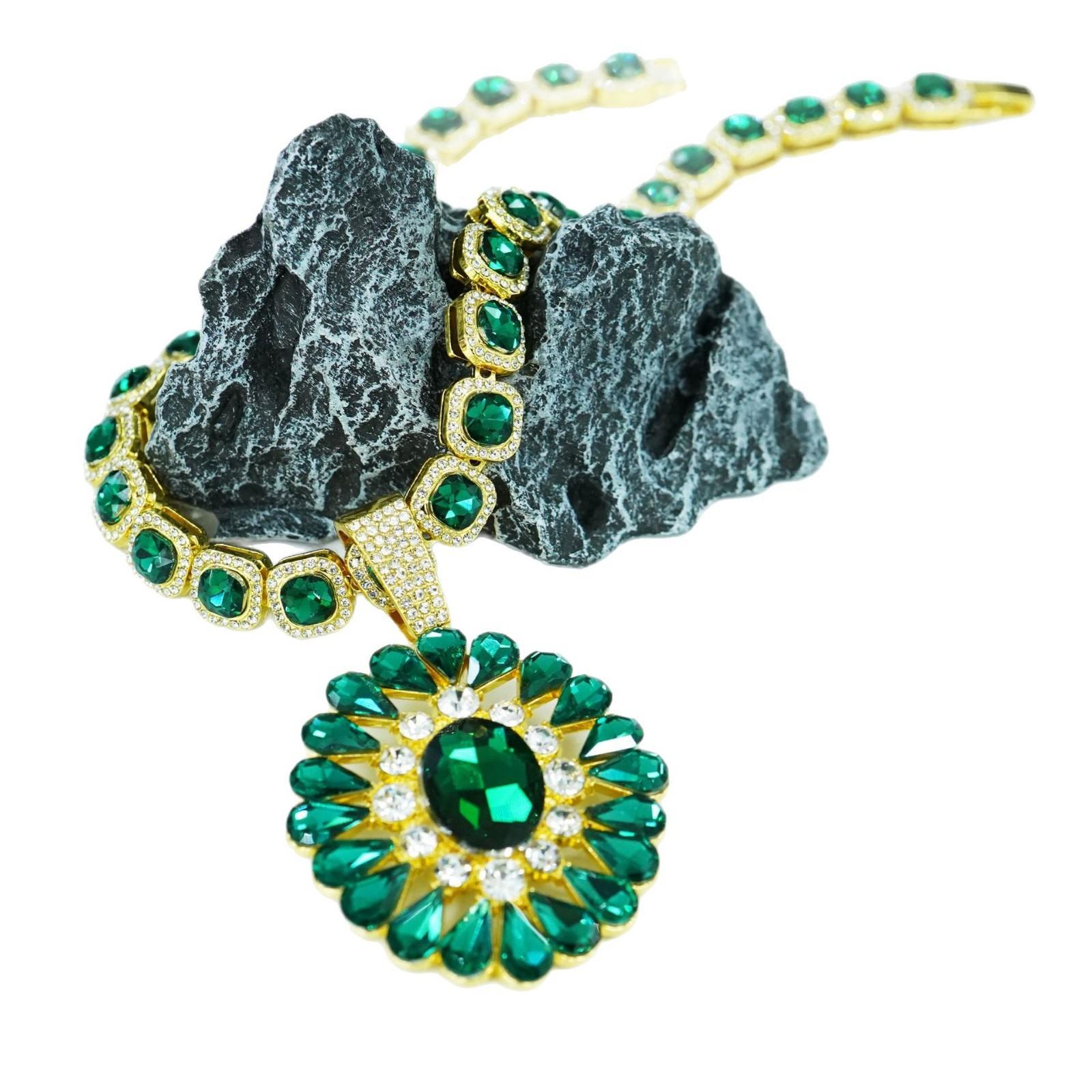 

Подвеска с цветным бриллиантом в виде капли воды, женская цепочка на ключицу, модное легкое дизайнерское цветное ожерелье для тяжелой промышленности