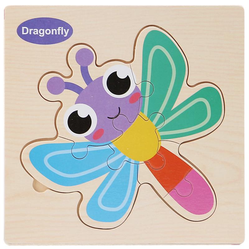 Children's 3D Wooden Animal Transportation Puzzle - Early Education & Fun Toy