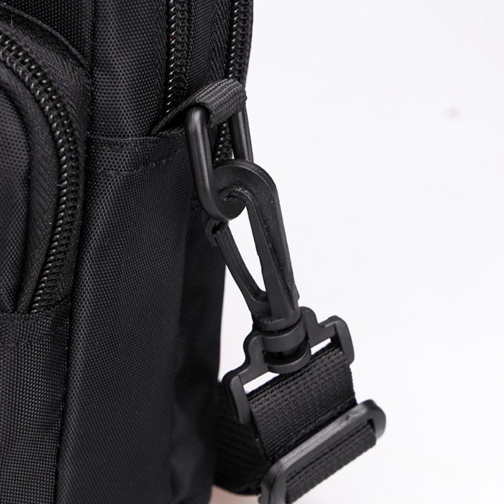 Fashion 3 Layers Small Shoulder Bag Nylon High Quality Messenger Bag Waist Bag
