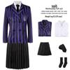 Addams Family Wednesday School Uniform Cosplay Halloween Costume