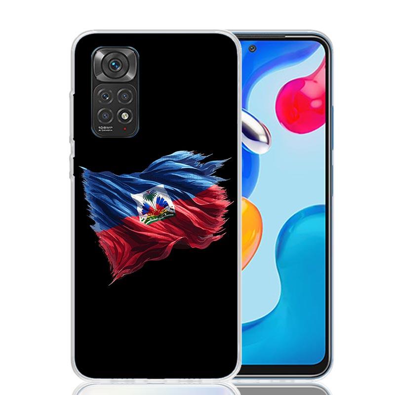 Haiti Haitian Flag Phone Case For Xiaomi Redmi Note 15 14 13 12S 12 Pro Plus 11S 11E 11 11T 10S 10 Art Soft Pattern Cover Redmi