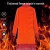 Women's Plus Velvet Thick Mid-Length Knit Sweater Dress - Loose Fit with Lace and Half-High Collar for Autumn and Winter