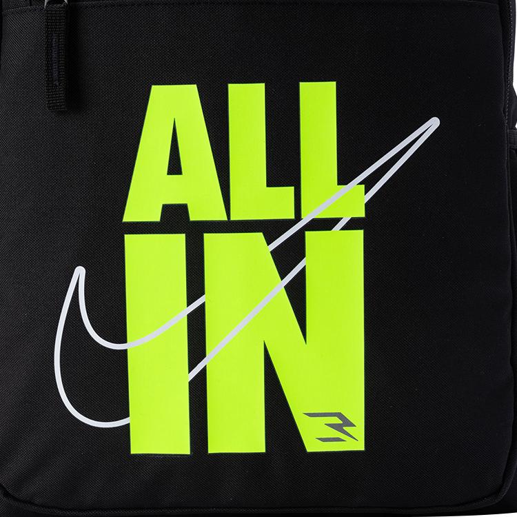 Nike Polyester Backpack Laptop Bag Unisex Jet Black Casual N32513033GS-002