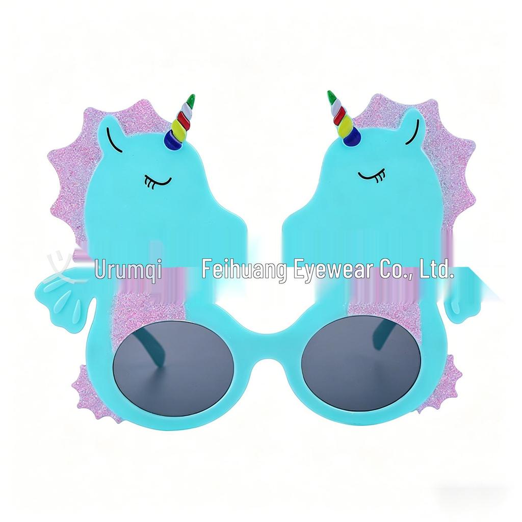 Hawaiian Beach Party Glasses: Coconut Tree, Flamingo, Parrot, Ice Cream, Flower & Wine Glass Fun