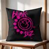 Famous Punk Band BBLINK Cushion Cover Natural Linen Organic Fabric DoubleSided Printing Couch Pillow Covers Home Decor
