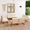 VidaXL Garden Lounge Set 8 Pcs with Cushions Patio Furniture Garden Furniture Outdoor Furniture Set Furniture of 3076322