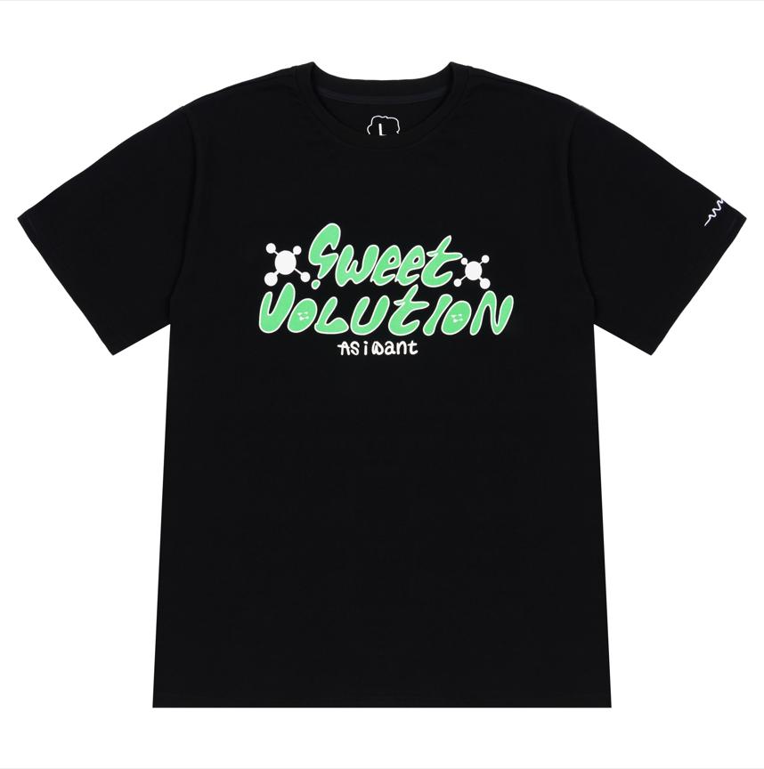 Ejeuaiwon Sweetvolution Футболка Черная S
