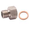 1 Set Fitting Adapter NPT 1/8" Female To Metric M12X1.5 Male Replace Auto/car Meter