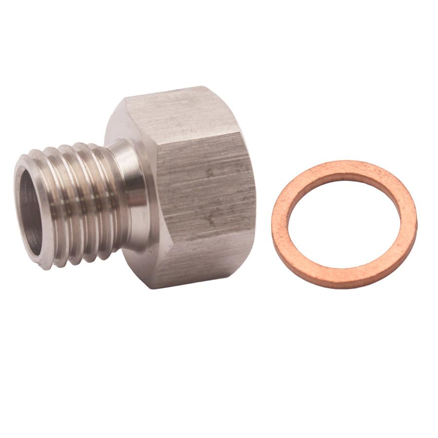 1 Set Fitting Adapter NPT 1/8" Female To Metric M12X1.5 Male Replace Auto/car Meter