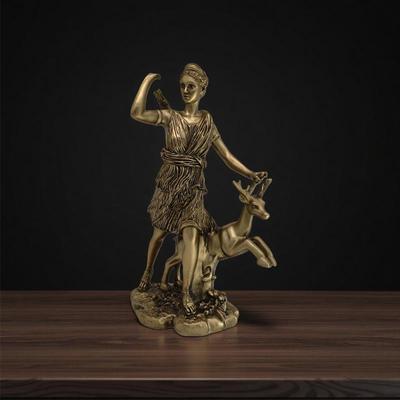 Artemis Beeld Ornament: Maan Godin Retro Decoratie