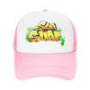 Subway Surfers Logo Mesh Sun Hats Game  Unisex Adult Custom DIY Hip Hop Hats Spring Streetwear Tennis Skate Adjustable Snapback Cap