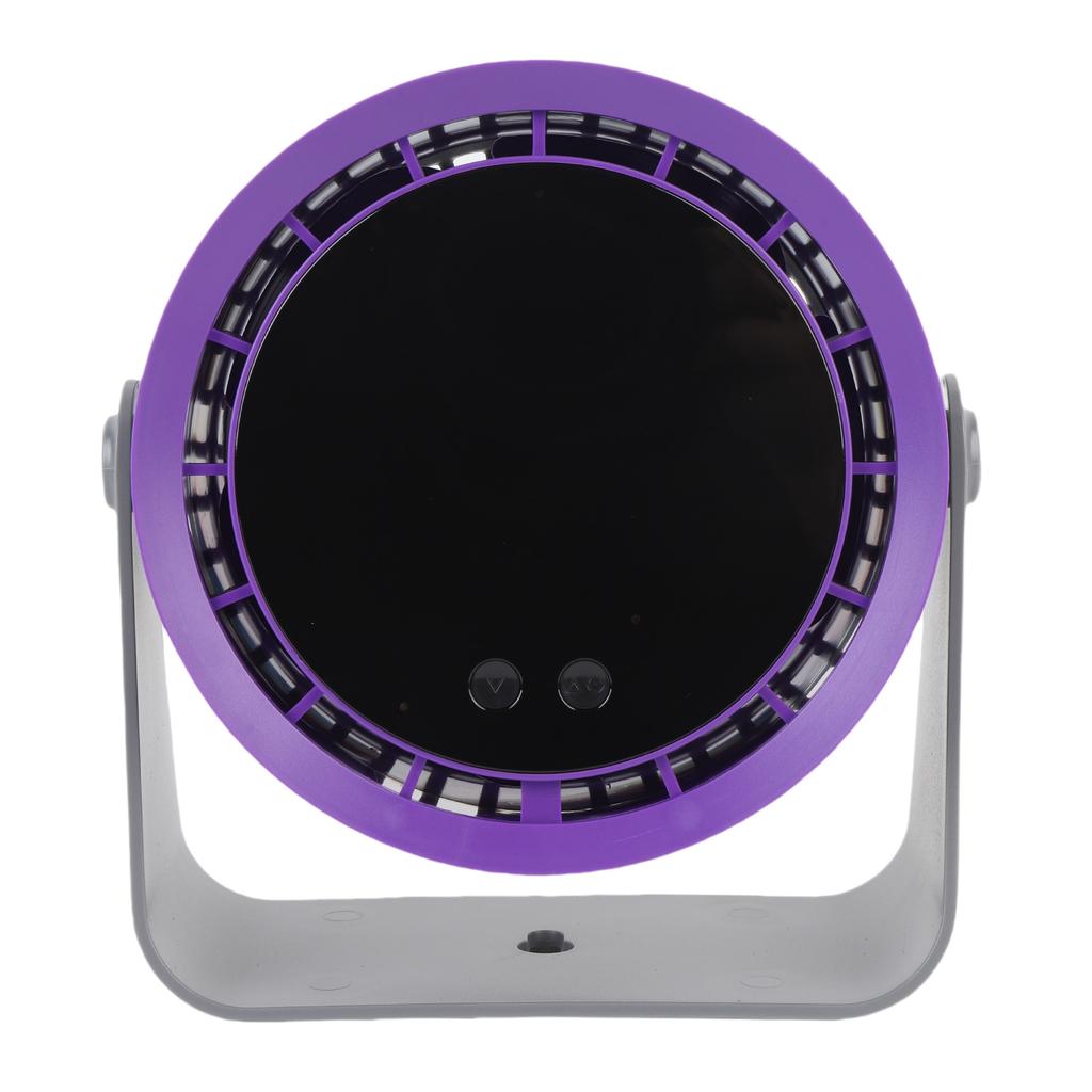 Desk Turbo Fan 2400mAh Rechargeable 100 Speeds Portable Air Circulator Fan Digital Display Wall