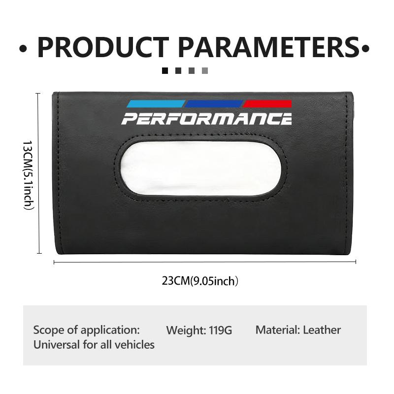 BBKK9 Car Tissue Box Sun Visor Type Block Hanging Napkin Holder Paper Rack For BMW M M2 M3 M4 M5 M6 E46 E90 E60 F30 E39 X1 X3 X4 X5