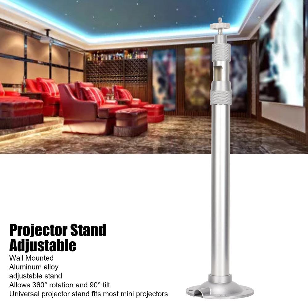 5kg Load Universal Projector Mount 360° Adjustable Extendable Height Adjustable Projector Mount 1/4in Thread