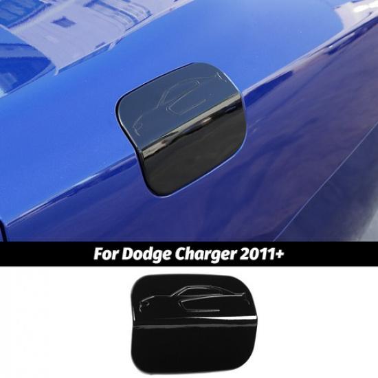 

Black Door Fuel Tank Gas Cap Decor Cover Trim For Dodge Charger 11+ Accessories