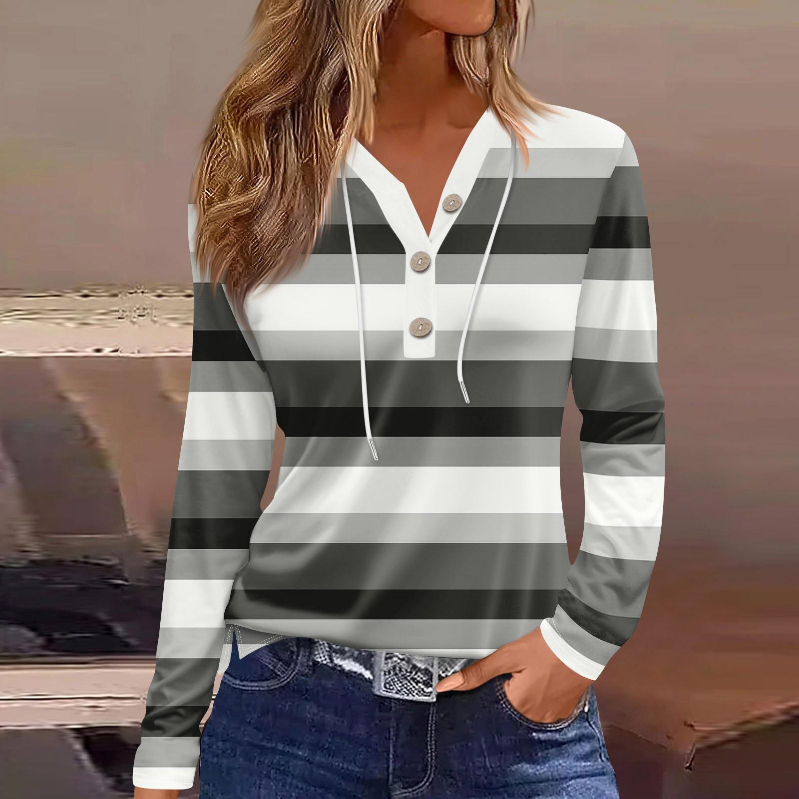 

Жен. Футболка Футболка Пуговицы Цветочный принт Длинный рукав Повседневные Выходные Мода Классический Классический V-образный вырез Обычный Топ XL