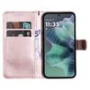 For Motorola Moto G35 5G Leather Wallet Case with Strap Solid Color Phone Stand Cover