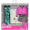 Barbie Fashion 2-Pack Flower Pink Dress Set with Accessories for Dress-Up Dolls Ages 3+
