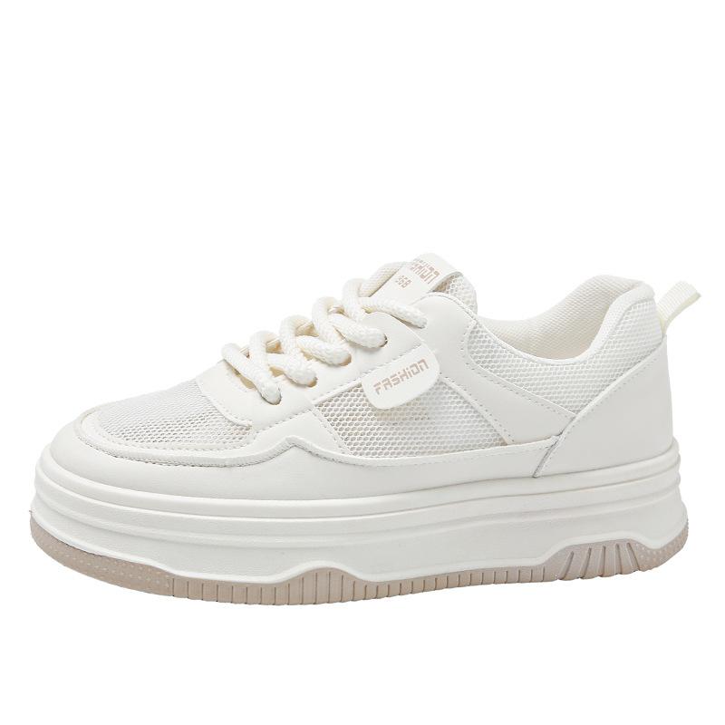 Lässige Sneaker mit dicker Sohle Damen Sommer Neu Atmungsaktiver Sneaker Mode Mesh Papa Schuhe Studenten Sneaker Sneaker