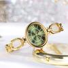 Gadi Vintage Oval Womens Watch With Quartz Movement Waterproof Jewelry Clasp For Elegant Ladies