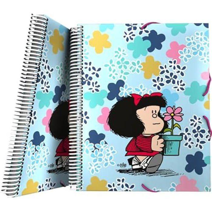 Classeur À Pochettes - GRAFOPLÁS - Mafalda Lively - A4 - Couverture Souple - 30 Pochettes PVC
