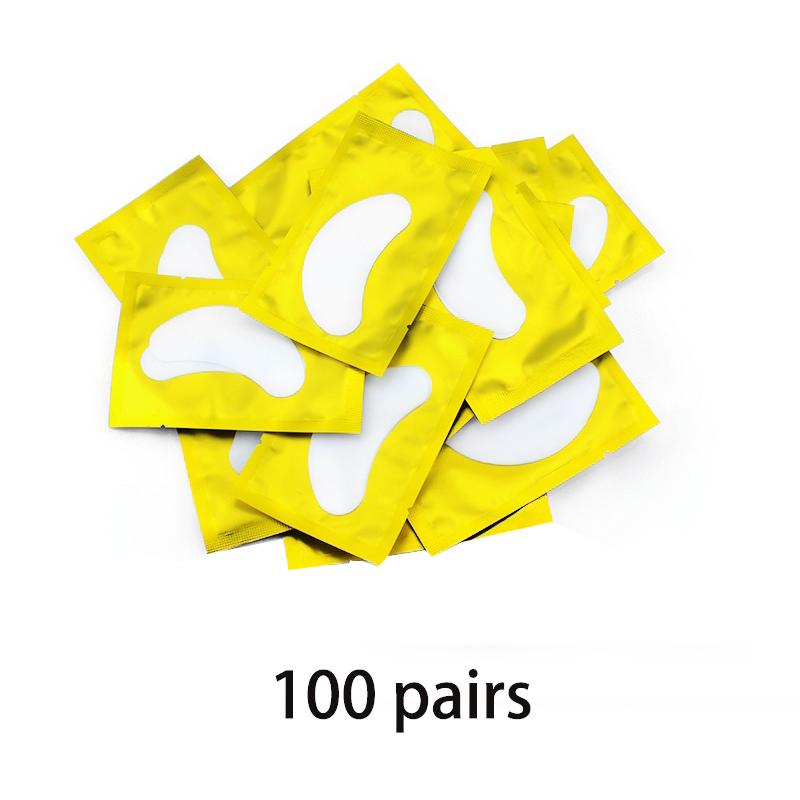 50/100 PCS Patches for Eyelash Extension Under Eye Pads Eyelash Patches Free Sticker False Eyelashe Custom Logo Make Up Tools