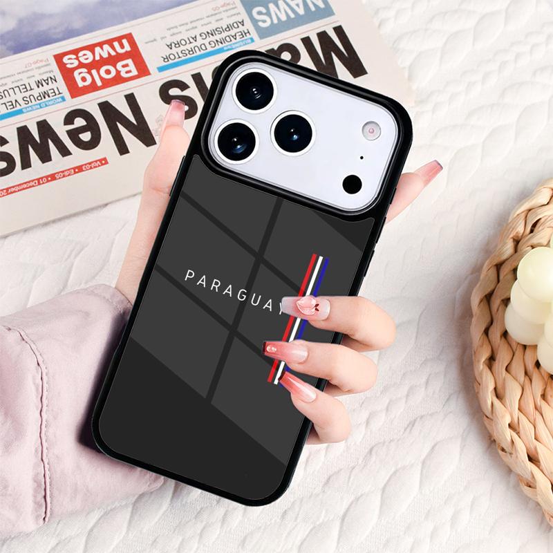 Paraguay Flag Phone Case For IPhone 17 16e 15 14 13 12 11 Pro Max Air Mini Soft Protective Cover