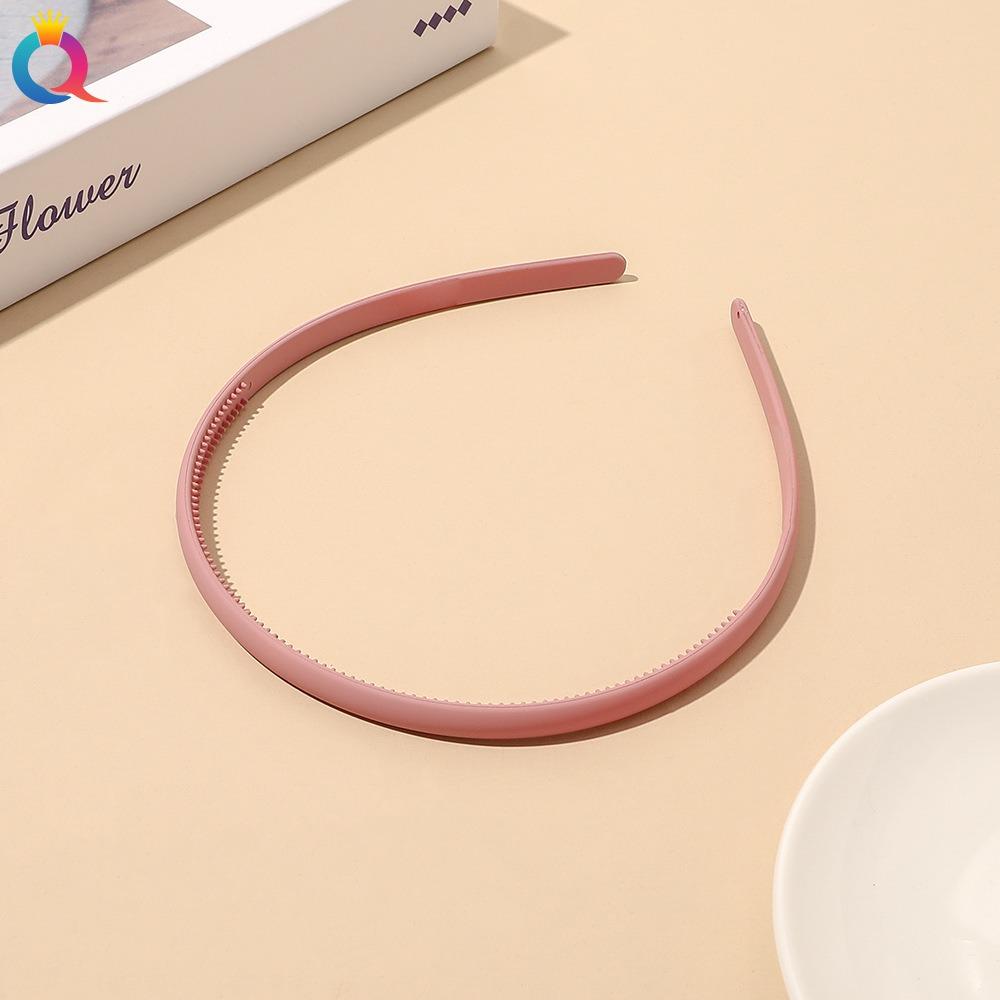 

Пластиковые матовые нескользящие повязки для умывания и волос, повязка на голову для женщин и девочек, обруч для волос, резинка для волос, аксессуары, головной убор, украшения wide 0.8 cm