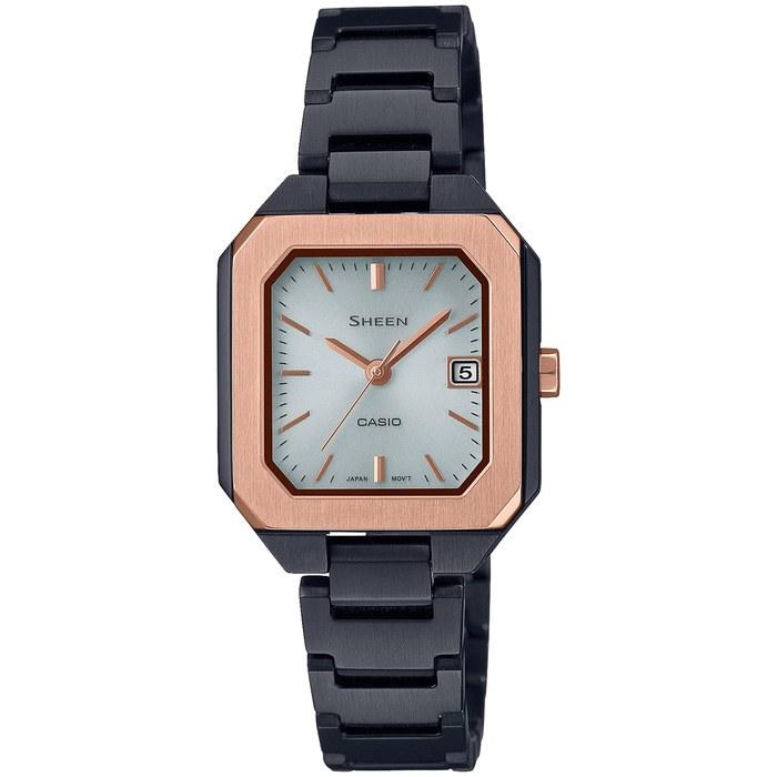 [SHEEN] [Casio] Watch Solar SHS-4528GBJ-7AJF Women s Black/Pink Gold