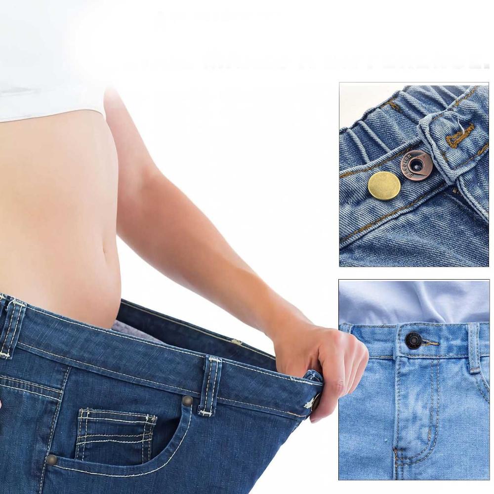 Apparel Sewing Removable Pants Tuck Waist Buttons Fit Instant Buttons For Jeans Jean Button Pins