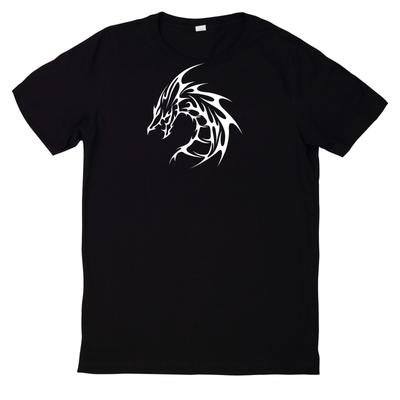 T-Shirt Tribal Dragon Drachen Drache Tattoo Mystisch Motiv BaumwolleWird In Neuem Fenster Oder Tab Geöffnet