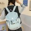 Student backpack new simple niche design casual versatile lightweight backpack