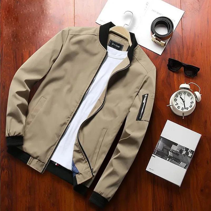 Men's Arrival Casual Jacket Trendy Double-Sided Wear Stand Collar Coat Jackets