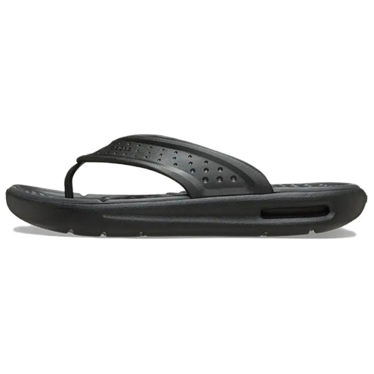 Crocs Comfortable Minimalist Fashion Anti-Friction Flip Flops Unisex Footwear Black 211101-001