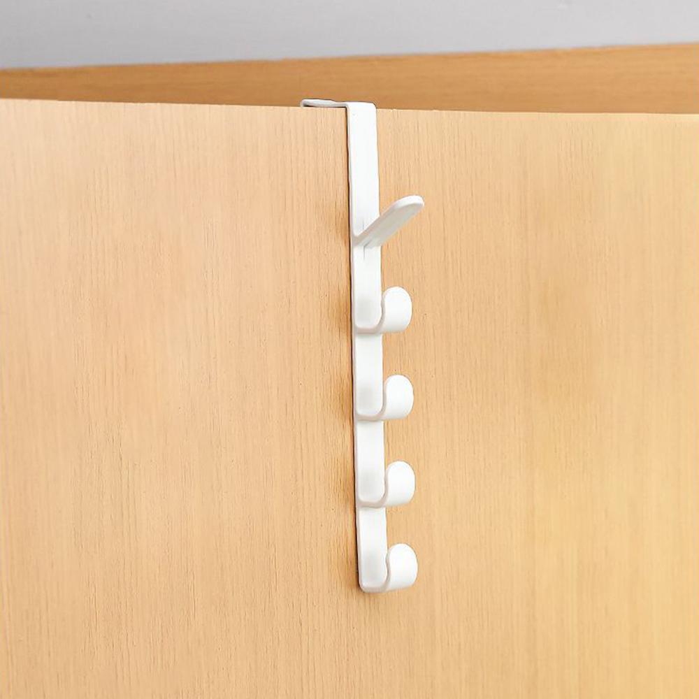 

1шт вешалка для гардероба общежития сумки, головные уборы и одежда висят на стене за дверью без сверления стеллаж для хранения 27x4.5cm белый