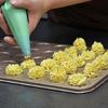 35-Tassen Antihaft-Macaron-Backblech Stahl Backgeschirr für Kuchen Gebäck Keksform Küche
