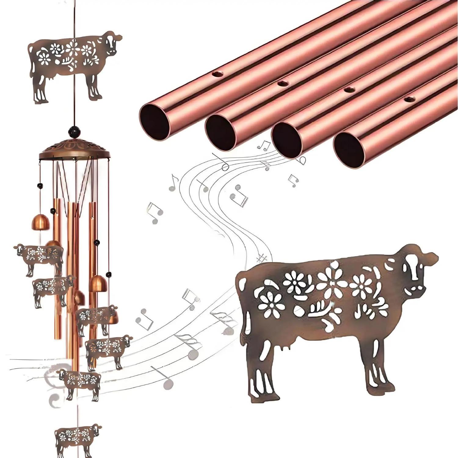 

Ретро Металлический Колокольчик Дом Двор Декоративный Алюминиевая Трубка Подвеска Колокольчик Ветра Подвесной Декор Очаровательный Очаровательный Подарок