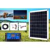 30W Dual USB 18V Solar Panel with 3W LED Lamp + 10A USB Solar Regulator Charger Controller for Car Outdoor Camping Light