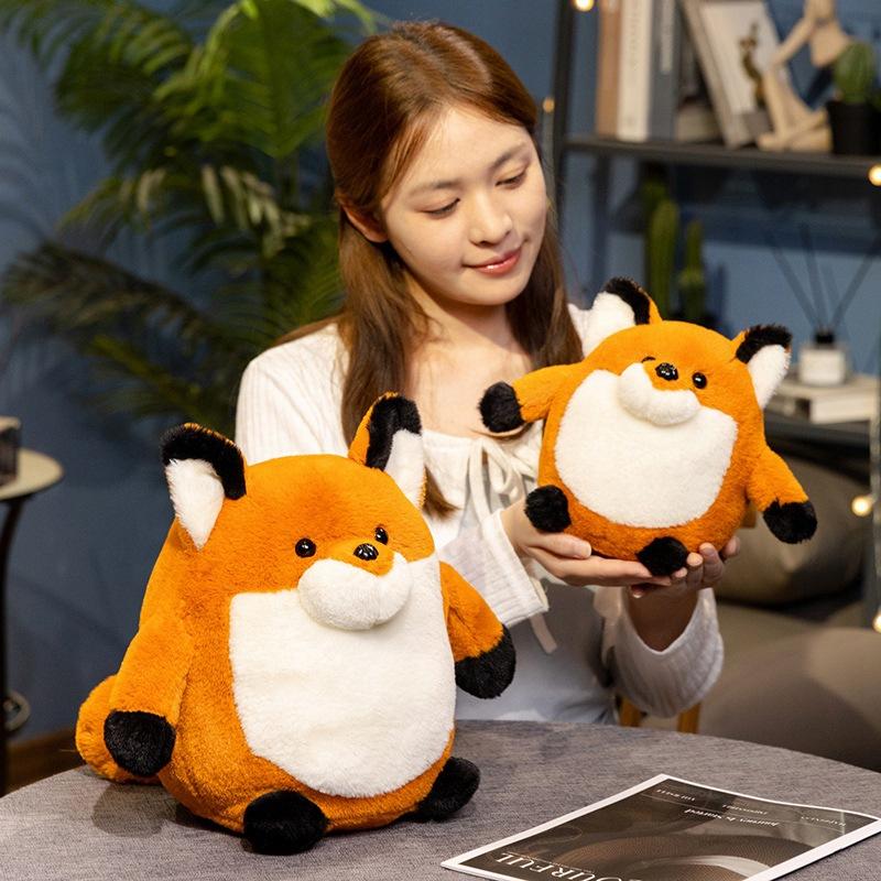 Cute Cute Chubby Fox Doll Plush Toy Little Fox Doll Children Soothing Doll Birthday Gift