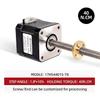 Nema17 Stepper Motor 40mm 1.5A 42 17HS4401S-T8*8 300mm Screw Rod Linear Z-Motor with Trapezoidal Lead Srew for 3D Printer(17HS4401S T8x8-100MM)