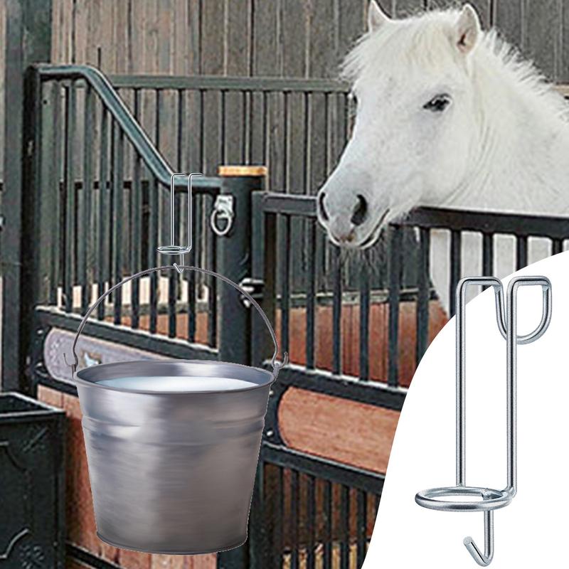 

Portable Horse Bucket Hooks Metal Horse Stalls Bucket Hangers Horse Water Bucket Hangers Horse Accessories For Stables Barns spain