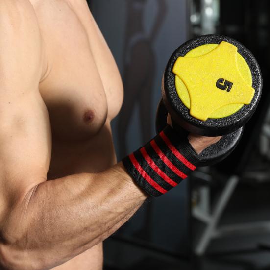 2Pcs Wrist Compression Strap Adjustable Wrist Support Wrap Sprain Prevention Men Women Strength Training Weightlifting Deadlifts Wrist Brace