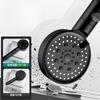 Household Four-stage Filter Cartridge Handheld Shower Set, Showerhead with Pressure Booster, Shower Nozzle