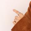 316L Stainless Steel Rings For Women Gold Plated Waterproof No Fading Women's Simple Ring Couples Jewelry Gift