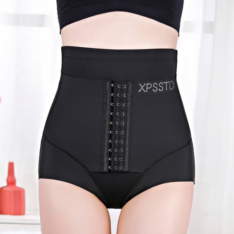 

Послеродовое бесшовное моделирующее белье с высокой талией, с эффектом лифтинга бедер и поддержкой живота для женщин XL чёрный