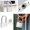 Keyed Alike Padlock - Heavy Duty Alloy Long Shackle Padlock with Keys - Outdoor Padlock