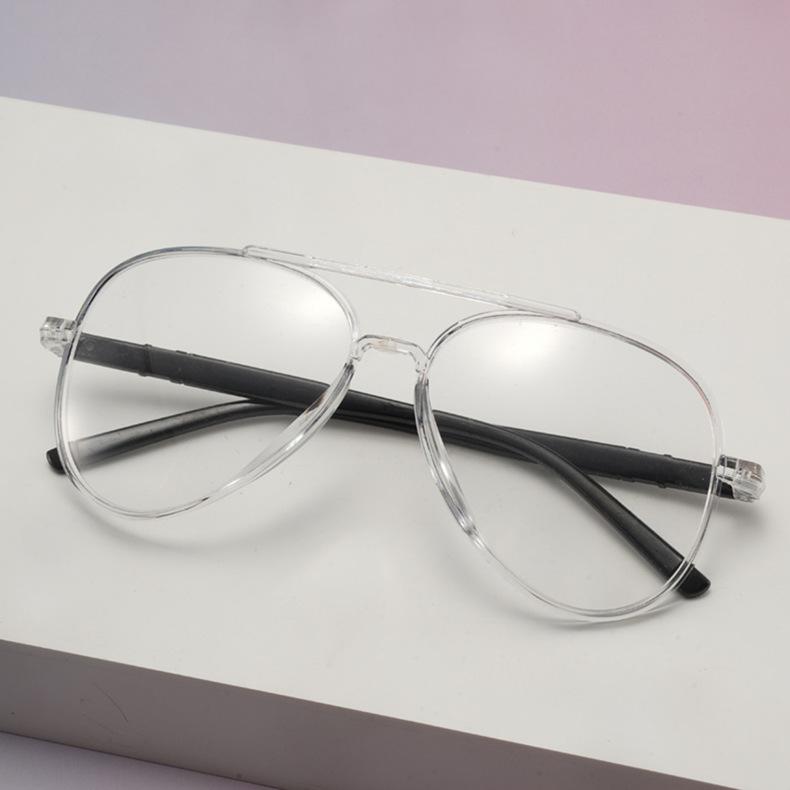 Hot Sale Aviator Sunglasses Gradient Lens Modern Fashion Double Bridges Sun Glasses for Daily & Street Style KJ134