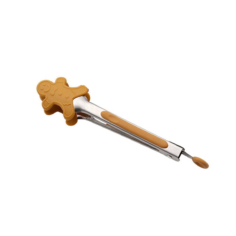 Silikon Bakematte med Juletema Sklisikker Fondantmatte Kjøkkenbenkmatte for Paideig Pizza og Kjeks Ovnskakeformmatte