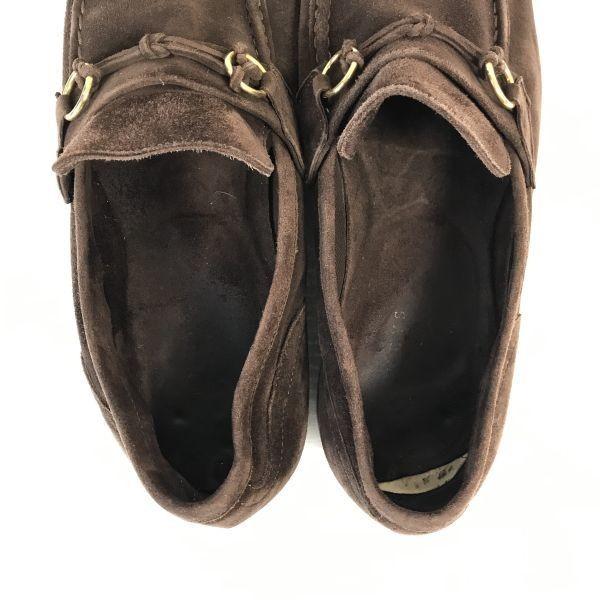 Italien Barneys NY Wildleder Bit Mokassin 39 24.5 Braun Business Kleiderschuhe(GEBRAUCHT)